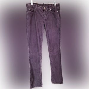 J.Crew City Fit Corduroy Pants - Eggplant Purple